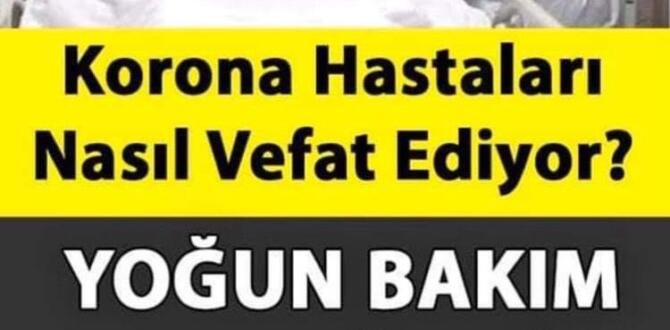 Y’oğun Bakım Hemşiresi O Anları Anlatıyor