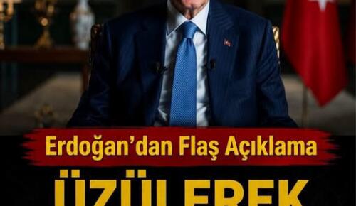 Üzülerek İfade Etmek İstiyorum