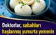 Doktorlar sabahları haşlanmış yumurta yemenin neden