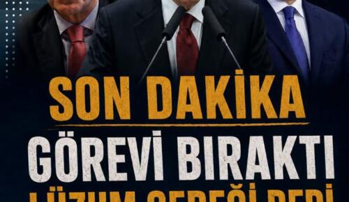 Bakın Neden İstifa Etmiş